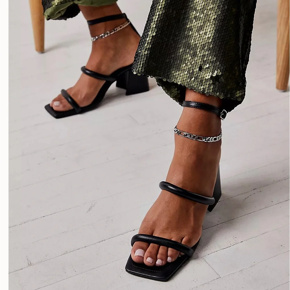 Free People Parker Chain Heels - Picture 1 of 3